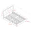 Lit plateforme tapissier Koshalya-465307337
