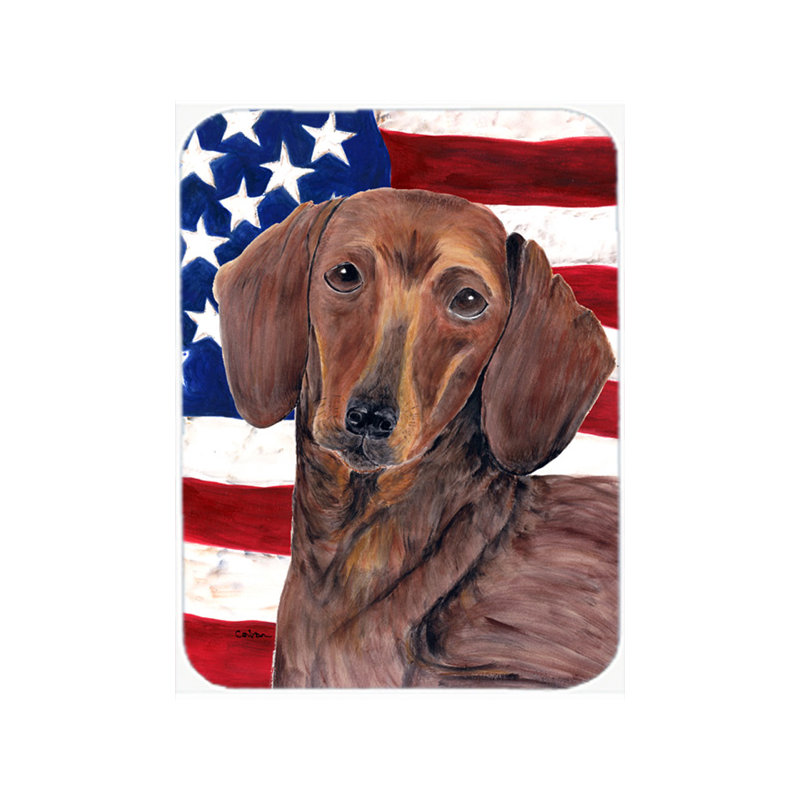 Planche à découper trinx American American Flag avec teckel