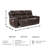 Side Step Power Reclining Sofa
