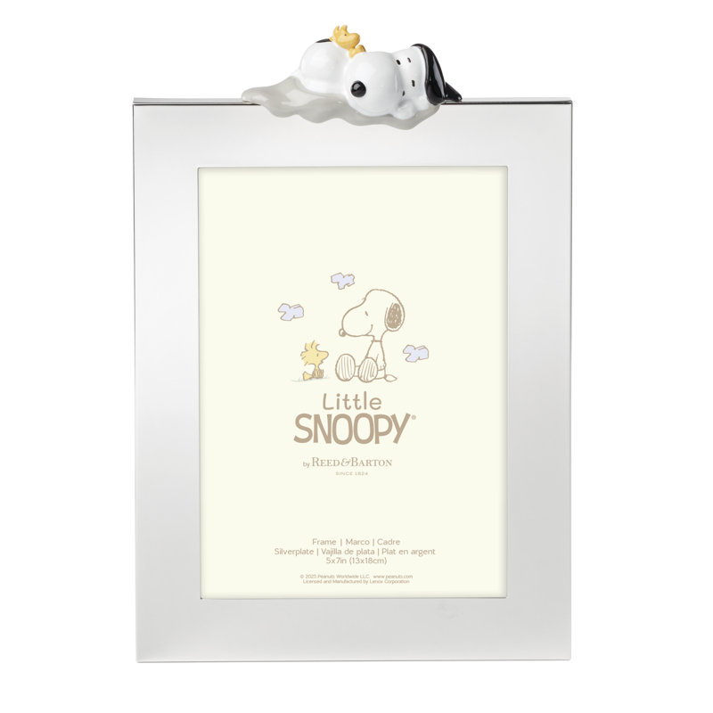 Cadre Reed et Barton Little Snoopy 5 po x 7 po