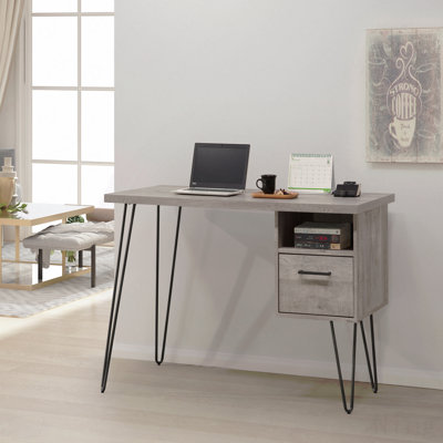 Gray Oak Desk