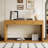 Curved Console Table With Storage-1495592929