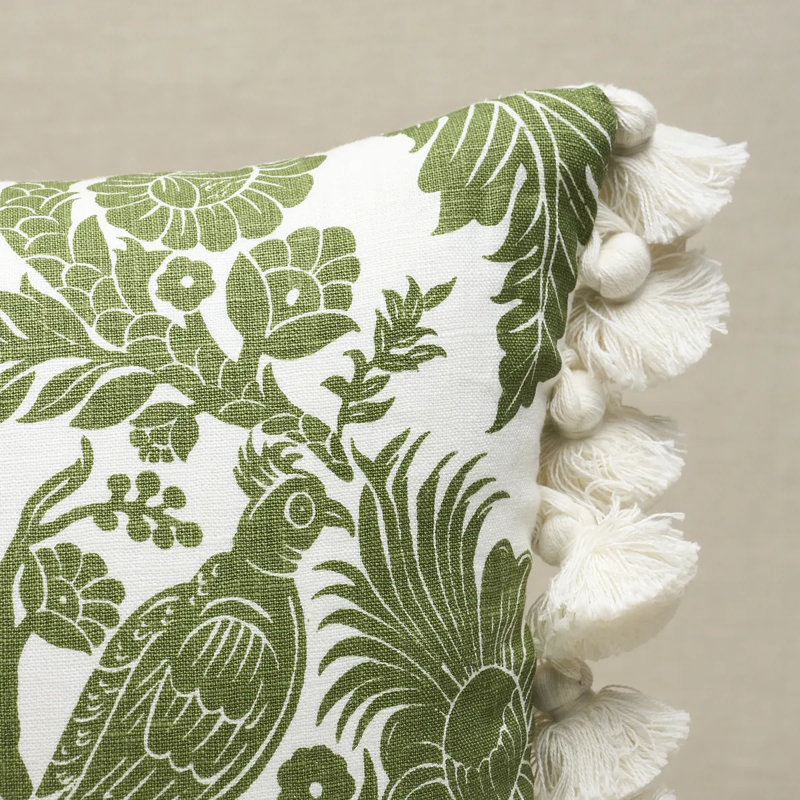 Coussin lombaire Schumacher X Marie-Anne Oudejans, Vert