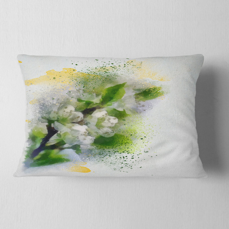 Coussin lombaire avec coussins floral
