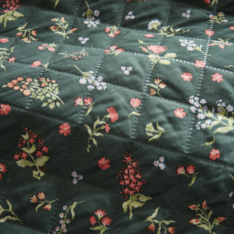 Polyester Floral Duvet Cover Set with Pillowcases Included, Single Duvet Cover + 1 Standard Pillowcase