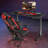 Bartman Adjustable Metal Base Computer Table