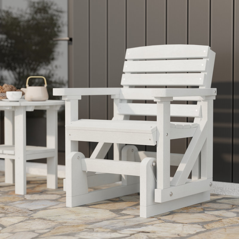 Fauteuil oscillant classique classique, Blanc