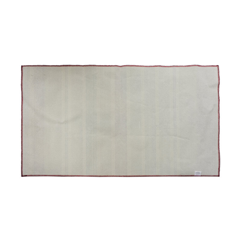 Striped Red/Brown Area Rug, Rectangle 2'4" x 3'9"