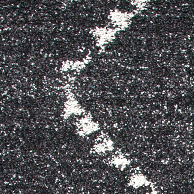 Tapis noir / ivoire Archer, Rectangle 7 pi 10 po x 10 pi 10 po