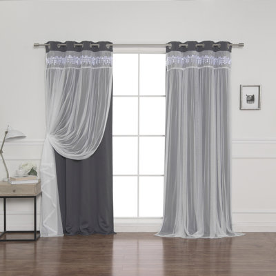 Loar Room Darkening Thermal Curtain Panels