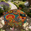 Washable Bohemian Abstract Floral Pattern Tablecloth