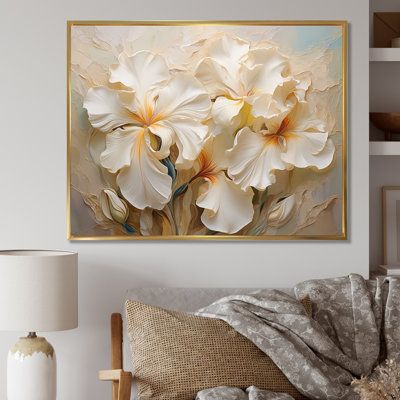 " Golden Serenade Of Irises I "