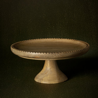 Country Home Solid Wood Cake Stand