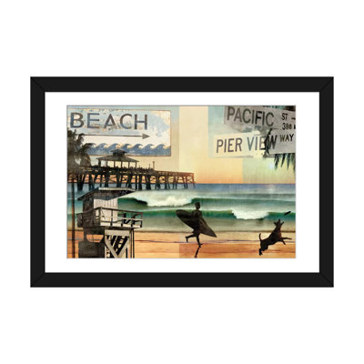 «California Dreaming» par Charlie Carter - Impression sur toile tendue sur châssis