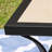3-Piece Outdoor Metal Bistro Conversation Set with Tile Top Table