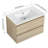 30" Wall-Mounted Bathroom Vanity With Ceramic Sink-587140917