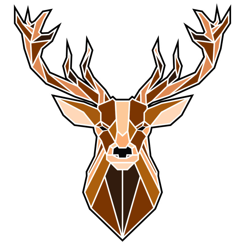 Adhésif décoratif cerf