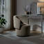 Tanard Upholstered Fabric Round Swivel Accent Armchair - Elegant Stylish Cylindrical Design-1296184707