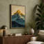 Mountain at Sunrise Minimalist - Wrapped Canvas-1378433955-1378433877