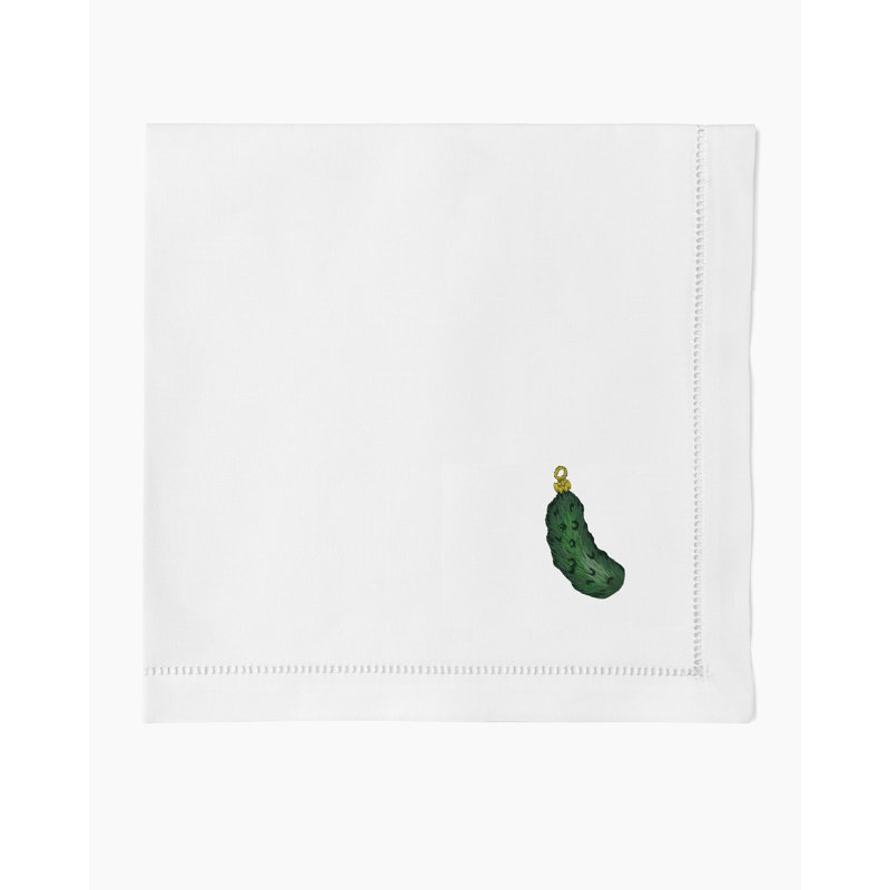 Pickle Ornament Napkin
