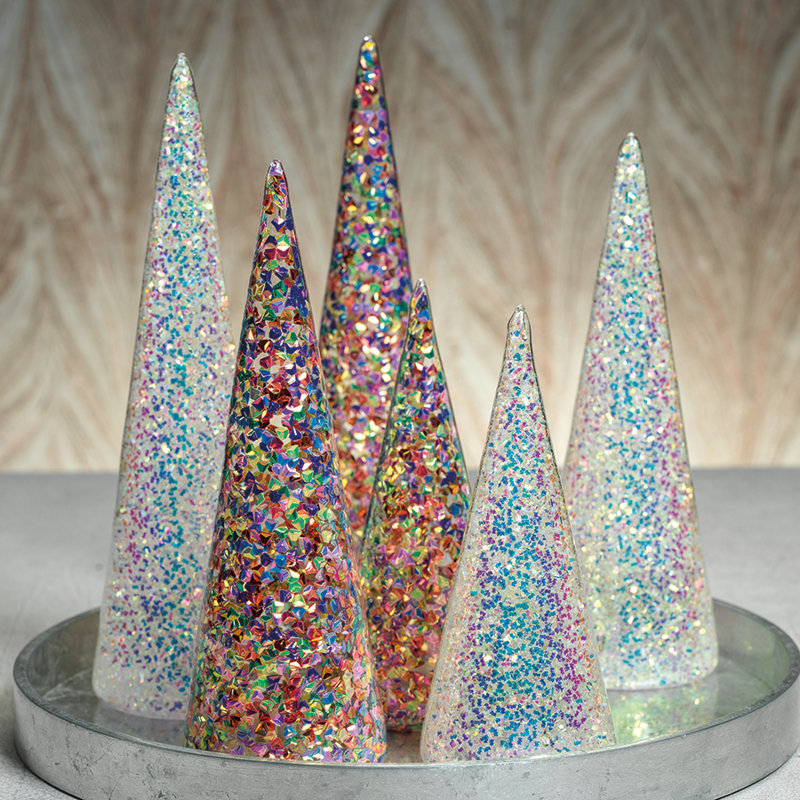 LED Sequin Trees