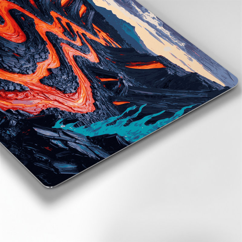 Art mural gris Hawaiian Lava Flows, H 20 po x l 30 po