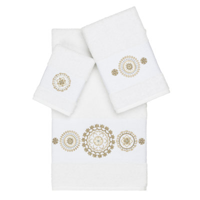 Isabelle 3 Piece Turkish Cotton Towel Set