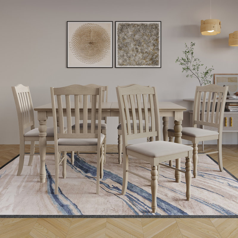Angelisse Dining Set, Beige