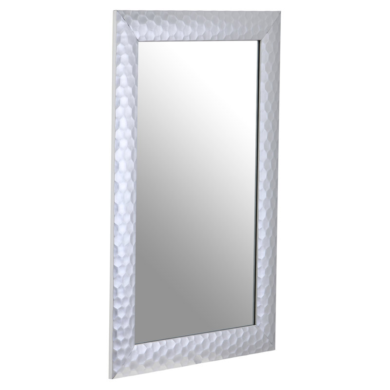 Ludlow Metal Rectangle Mirror, Silver