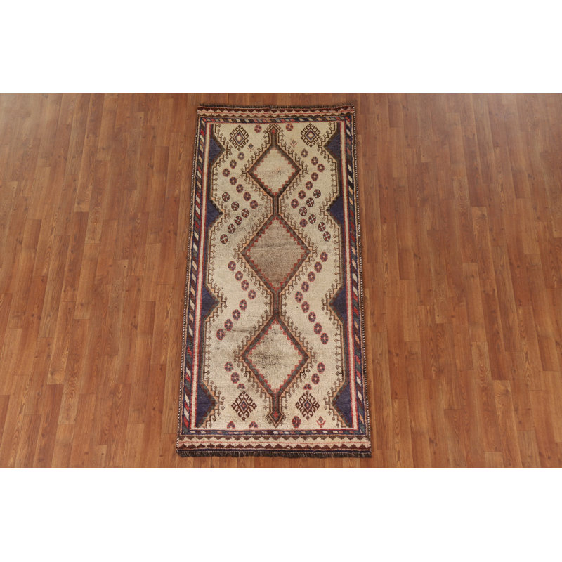 Tapis de couloir antique Gabbeh 3x7