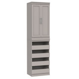 Modular Storage 21.38" W Closet System with Doors & Drawers
