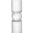 15″ Clear Glass Candle Holder, Tall Glass Candle Holders for Tabletop Centerpiece Decor