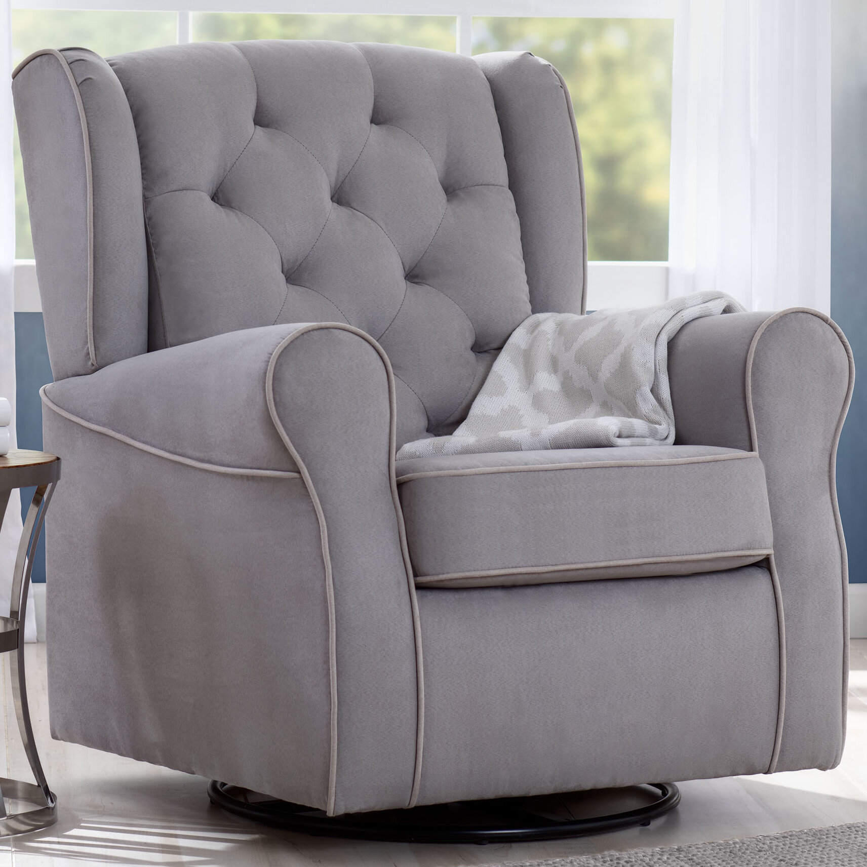 Delta Children Emerson Nursery Swivel Glider & Reviews | Wayfair