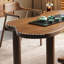 Bureau en bois massif noyer courbé-108798447