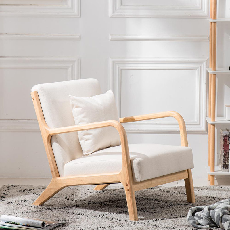 Fauteuil Dakota, Beige