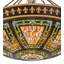 38" Wide Fleur-De-Lis Inverted Pendant