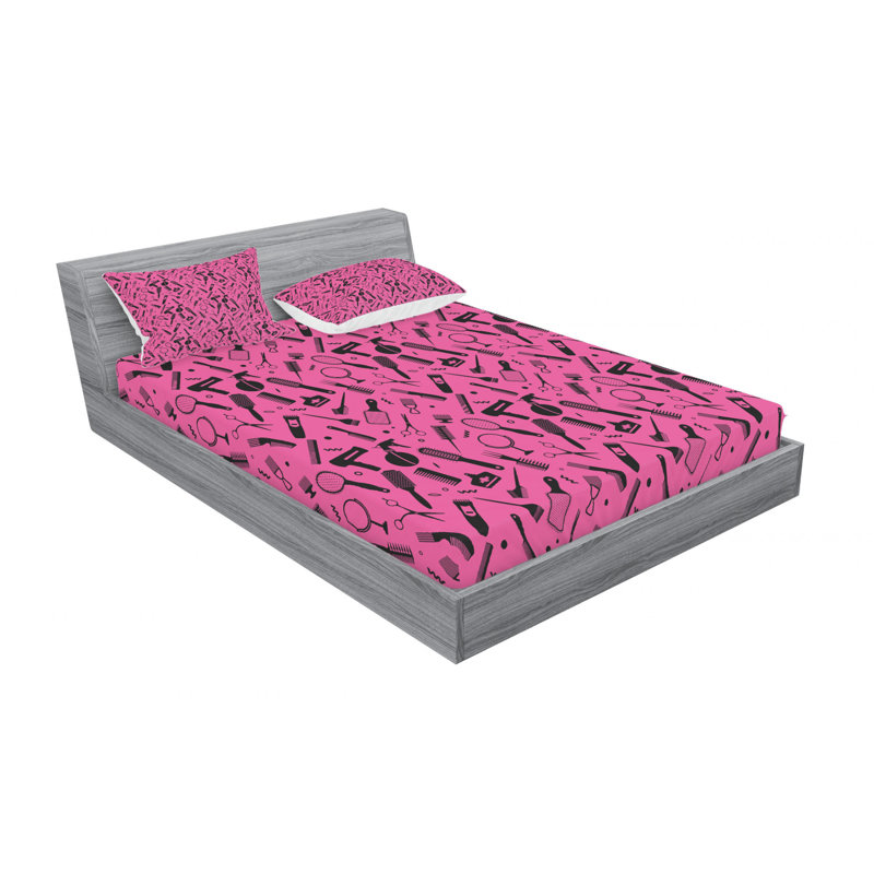 Microfiber Sheet Set, Queen Sheet Set with Fitted Sheet