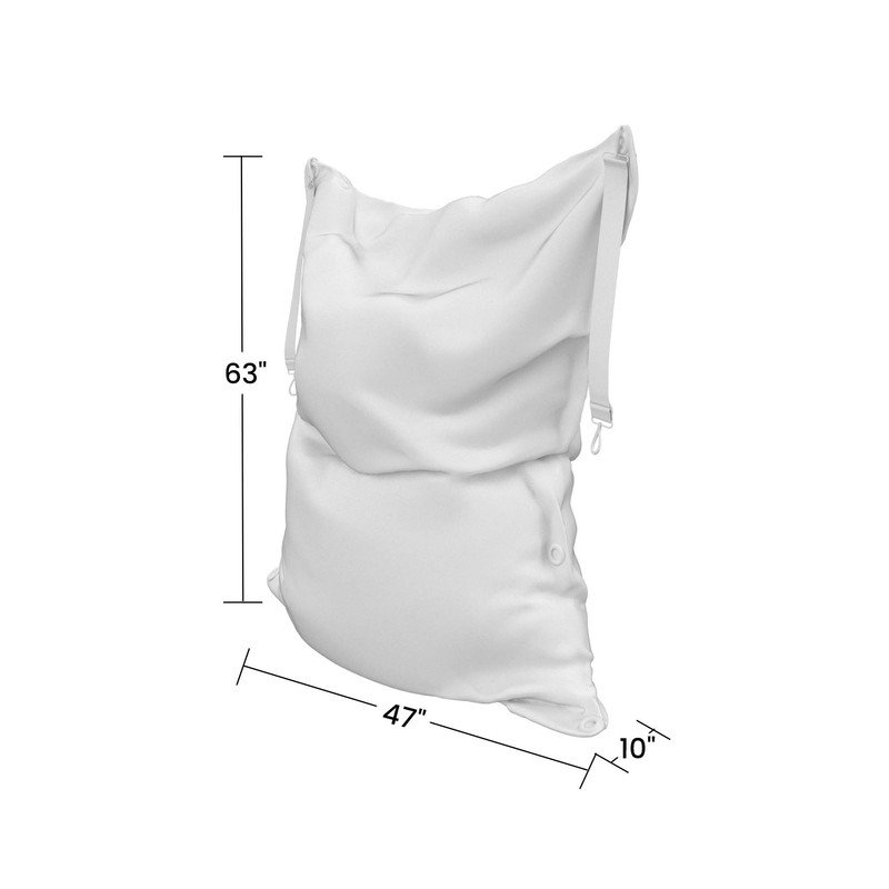 Housse pour fauteuil à billes Sunbrella (sac seulement, grand), Toile rouge, H 10 po x l 47 po x P 63 po