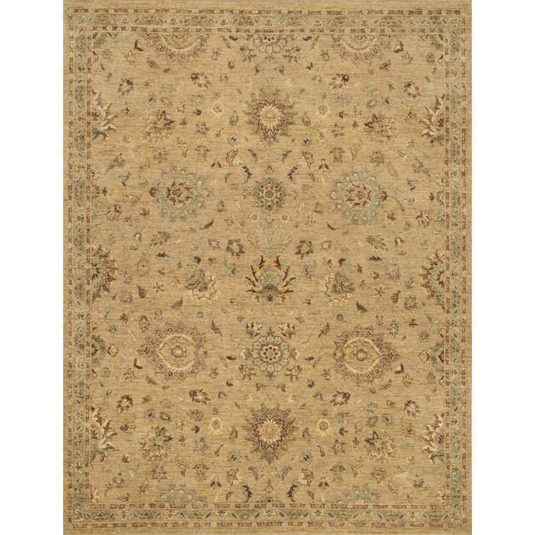 Durden Hand Knotted Wool Oriental Area Rug