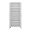 Armoire de rangement avec deux portes pour salle de bain, bureau, tablette réglable