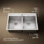 Vault™ Double Bowl Kitchen Sink with Single Faucet Hole-65097704