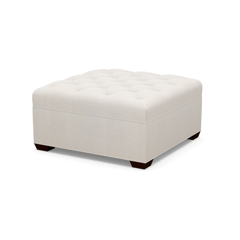 Square Ottoman, 9637-51, Walnut