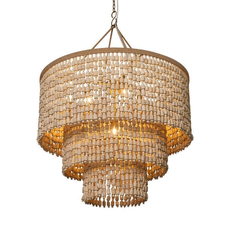 Wood Chandeliers - Discarded Disc - Clifton