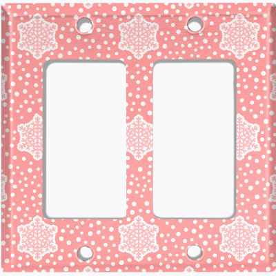 Holiday Themed 2 - Gang Toggle Light Switch Standard Wall Plate