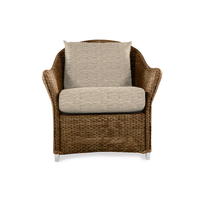 Weekend Retreat Outdoor Lounge Chair, Friendly Flax, Mink