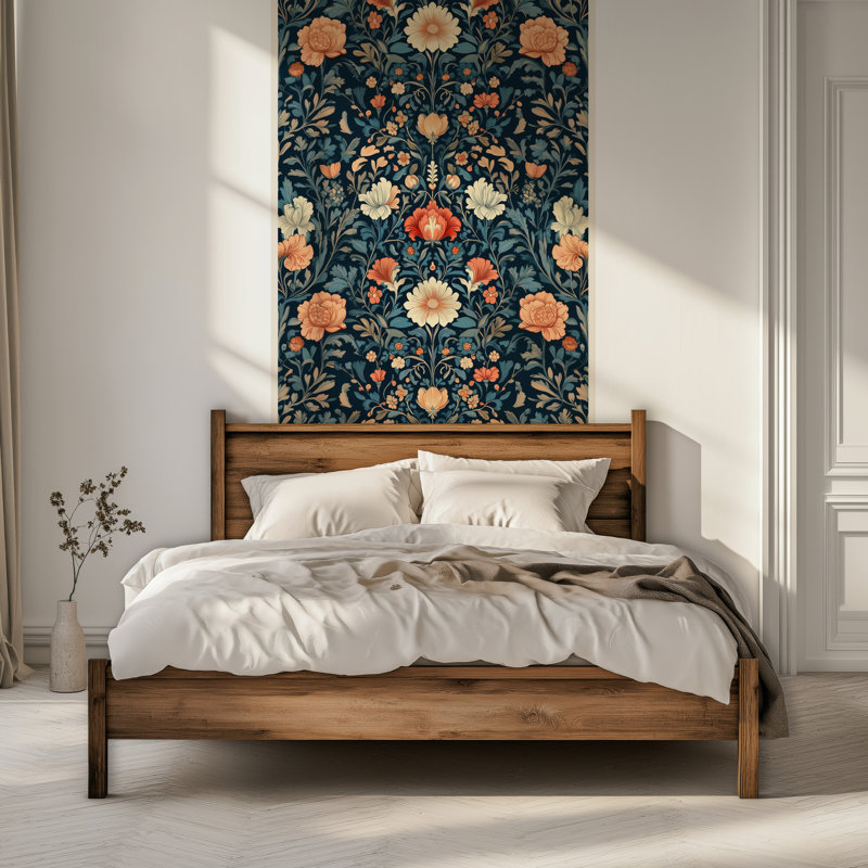 Adhésif décoratif mural William Morris, H 108 po x l 52 po