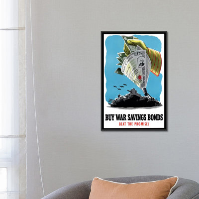 " WWII Poster Buy War Savings Bonds - Beat The Promise! " by John Parrot