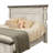 Sim Bed, Carved Details, Rustic Pine Wood-111119517-111119514