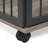 Versatile Heavy Duty Dog Crate with Lockable Wheels and Double Layer Storage