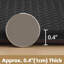44 x 150 cm Kitchen Floor Mat Black Narrow Rug for Small Kitchen